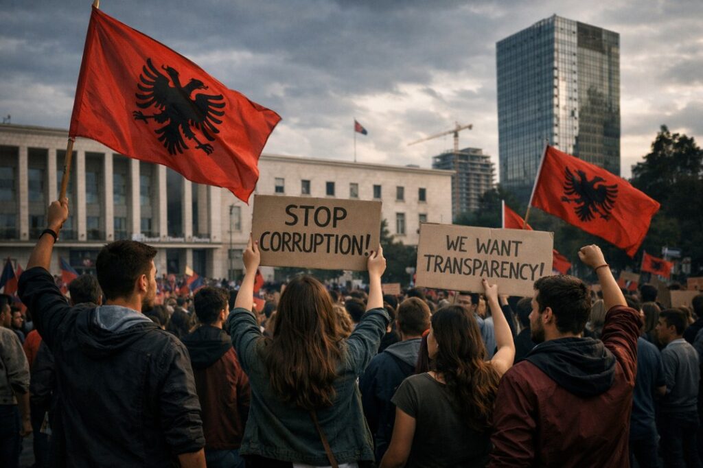 albania protests